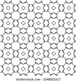 Seamless geometric ornamental vector pattern