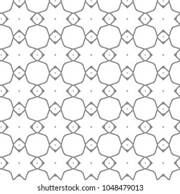 Seamless geometric ornamental vector pattern