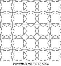 Seamless geometric ornamental vector pattern