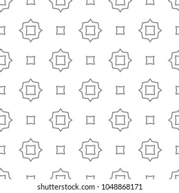 Seamless geometric ornamental vector pattern