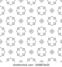 Seamless geometric ornamental vector pattern