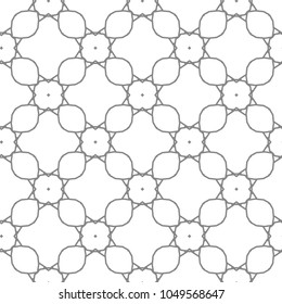 Seamless geometric ornamental vector pattern