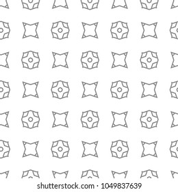 Seamless geometric ornamental vector pattern