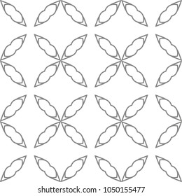 Seamless geometric ornamental vector pattern