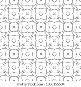 Seamless geometric ornamental vector pattern