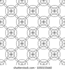 Seamless geometric ornamental vector pattern