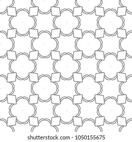 Seamless geometric ornamental vector pattern
