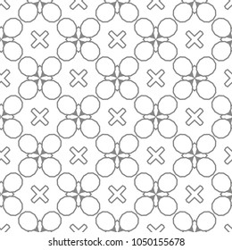 Seamless geometric ornamental vector pattern