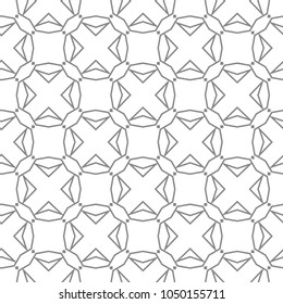 Seamless geometric ornamental vector pattern