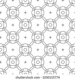Seamless geometric ornamental vector pattern