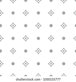 Seamless geometric ornamental vector pattern