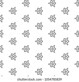 Seamless geometric ornamental vector pattern