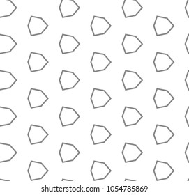 Seamless geometric ornamental vector pattern