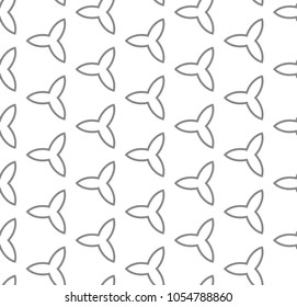 Seamless geometric ornamental vector pattern