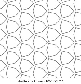 Seamless geometric ornamental vector pattern