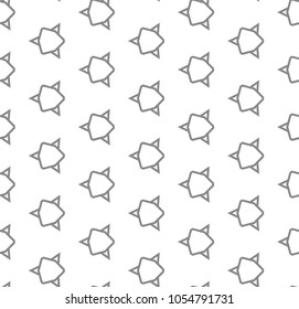 Seamless geometric ornamental vector pattern