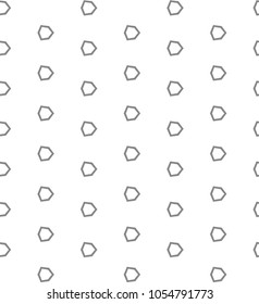 Seamless geometric ornamental vector pattern