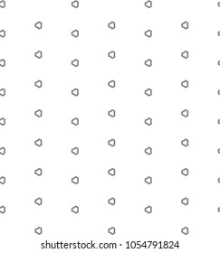 Seamless geometric ornamental vector pattern