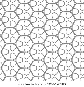 Seamless geometric ornamental vector pattern
