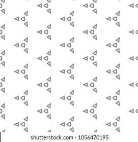 Seamless geometric ornamental vector pattern