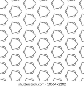 Seamless geometric ornamental vector pattern