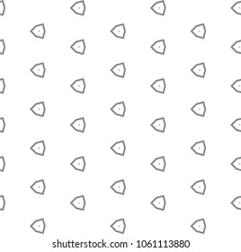 Seamless geometric ornamental vector pattern