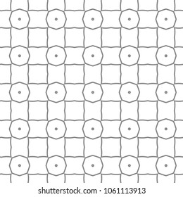 Seamless geometric ornamental vector pattern
