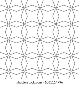 Seamless geometric ornamental vector pattern