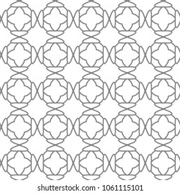 Seamless geometric ornamental vector pattern