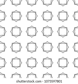 Seamless geometric ornamental vector pattern