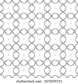 Seamless geometric ornamental vector pattern