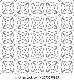 Seamless geometric ornamental vector pattern