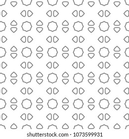 Seamless geometric ornamental vector pattern