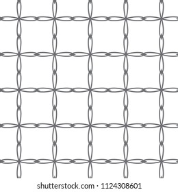 Seamless geometric ornamental vector pattern