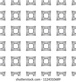 Seamless geometric ornamental vector pattern