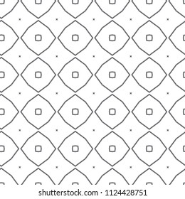 Seamless geometric ornamental vector pattern