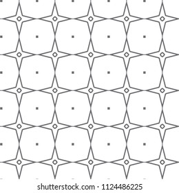 Seamless geometric ornamental vector pattern