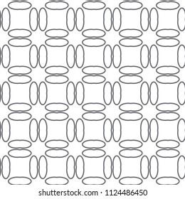 Seamless geometric ornamental vector pattern