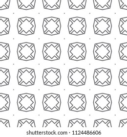 Seamless geometric ornamental vector pattern