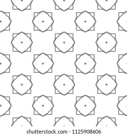 Seamless geometric ornamental vector pattern