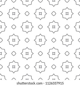 Seamless geometric ornamental vector pattern
