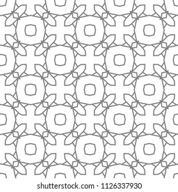 Seamless geometric ornamental vector pattern