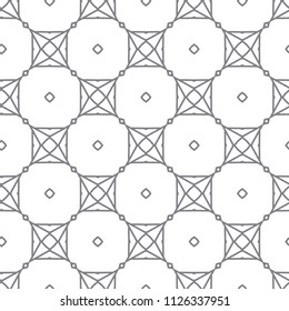 Seamless geometric ornamental vector pattern