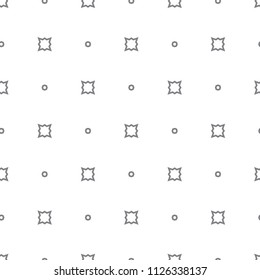 Seamless geometric ornamental vector pattern