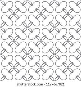 Seamless geometric ornamental vector pattern