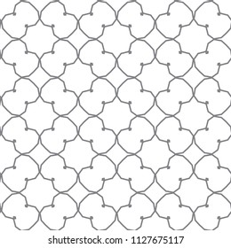 Seamless geometric ornamental vector pattern