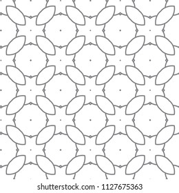 Seamless geometric ornamental vector pattern