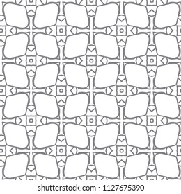 Seamless geometric ornamental vector pattern