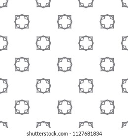 Seamless geometric ornamental vector pattern