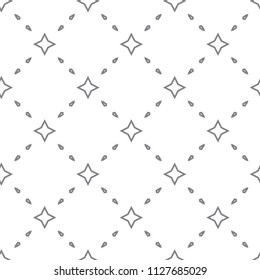 Seamless geometric ornamental vector pattern